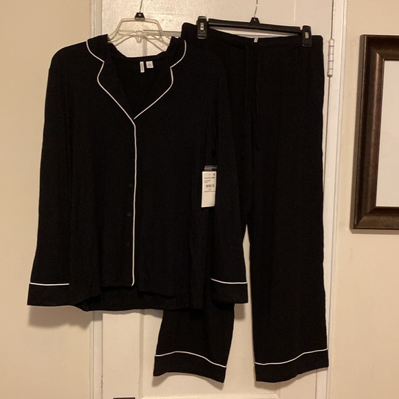 NWT Nordstrom Black Modal Matching Pajama Set - size small - Picture 5 of 16
